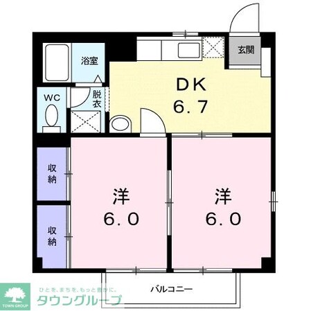 メルローズの物件間取画像